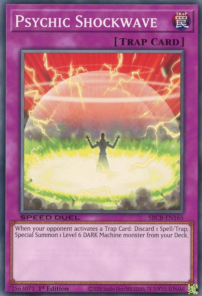 Psychic Shockwave (165) (SBCB) - YuGiOh Single