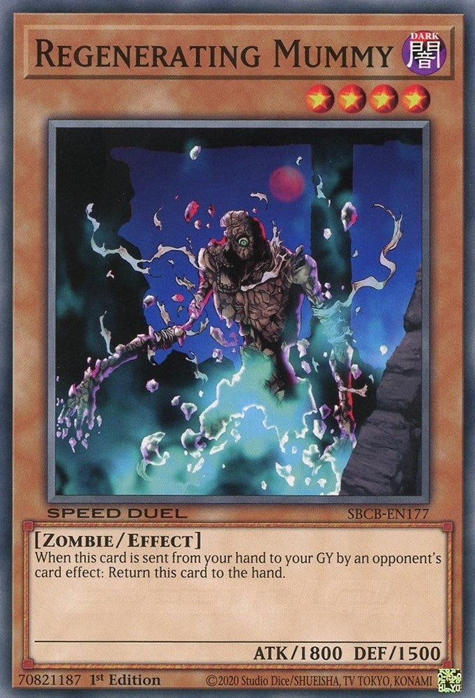 Regenerating Mummy (177) (SBCB) - YuGiOh Single