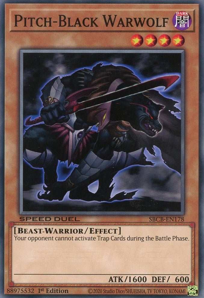 Pitch-Black Warwolf (178) (SBCB) - YuGiOh Single