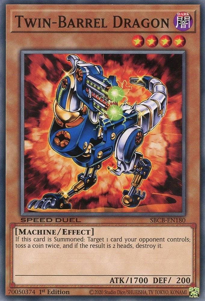 Twin-Barrel Dragon (180) (SBCB) - YuGiOh Single