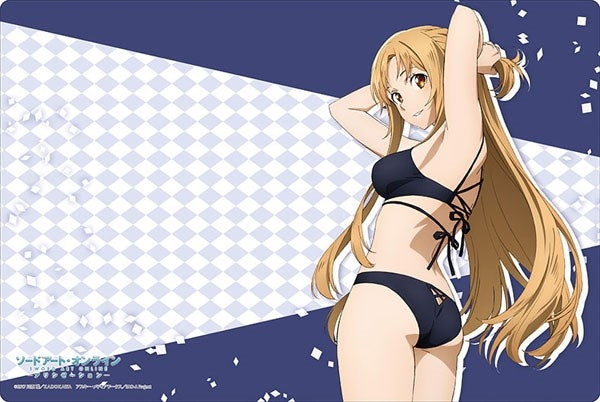 Bushiroad Rubber Mat Collection Vol.743: Sword Art Online -Alicization- Asuna Yuuki (Black Swimsuit ver.) (743)