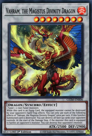 Vahram the Magistus Divinity Dragon (6) (GEIM) - YuGiOh Single