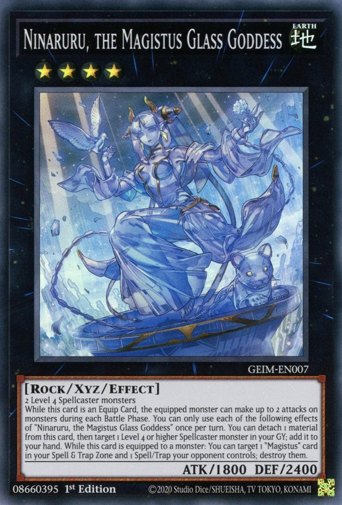 Ninaruru the Magistus Glass Goddess (7) (GEIM) - YuGiOh Single