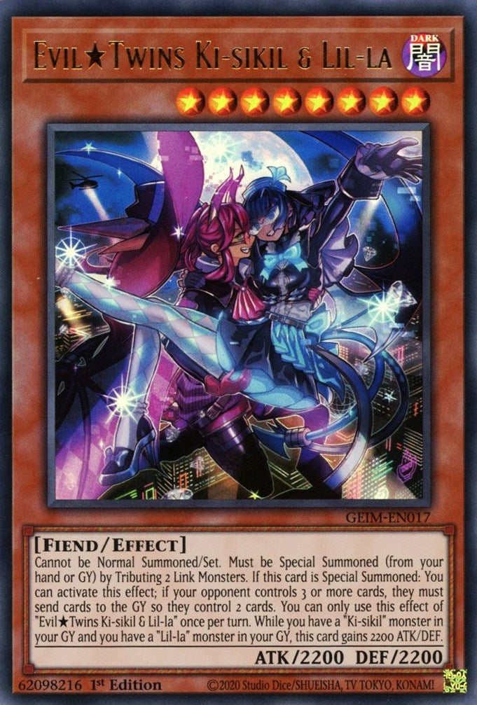 Evil Twins Ki-sikil & Lil-la (17) (GEIM) - YuGiOh Single