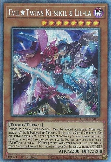 Evil Twins Ki-sikil & Lil-la (CR) (17) (GEIM) - YuGiOh Single
