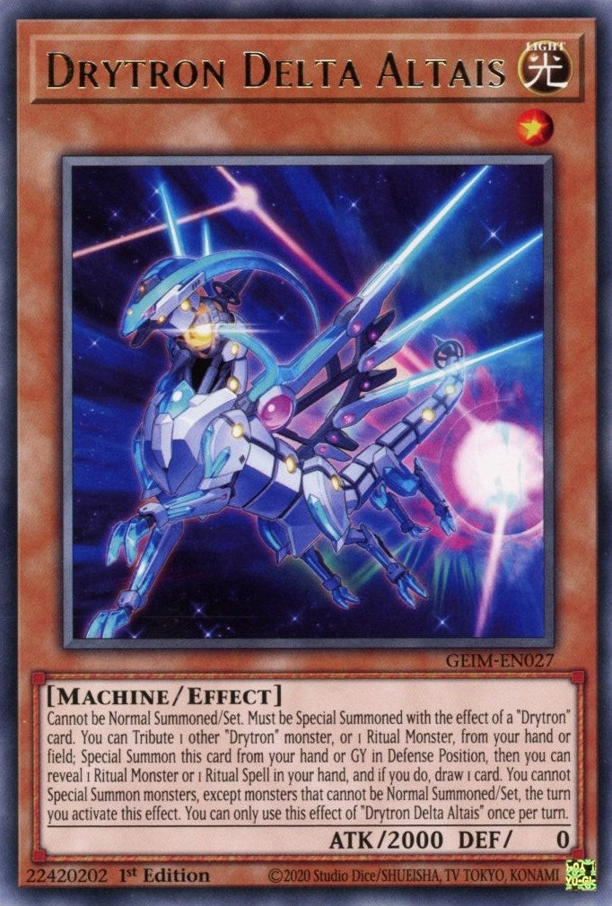 Drytron Delta Altais (27) (GEIM) - YuGiOh Single