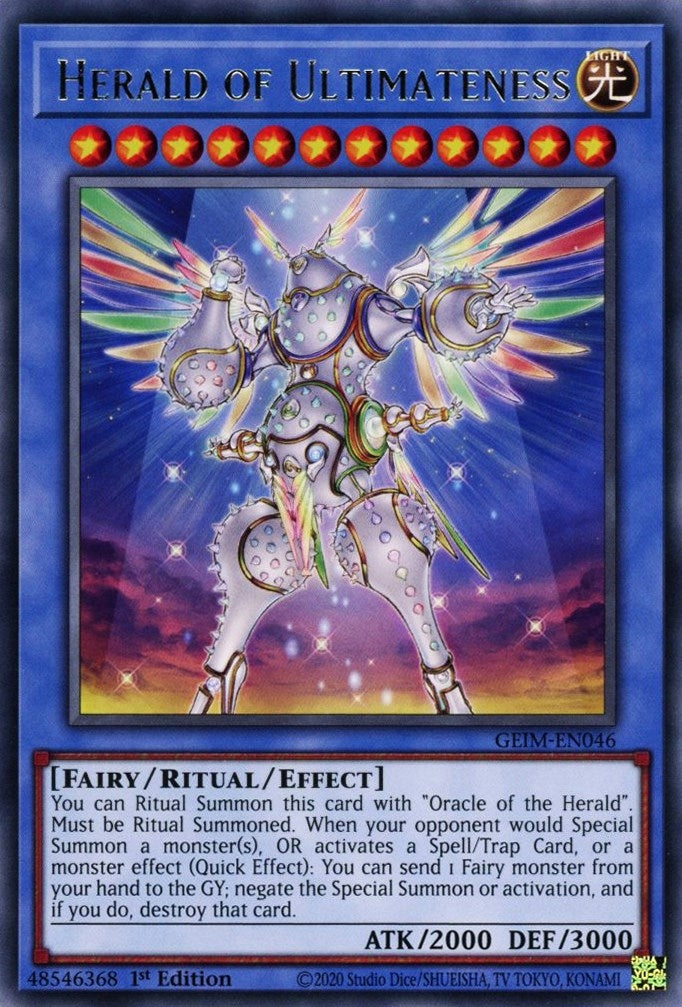 Herald of Ultimateness (46) (GEIM) - YuGiOh Single