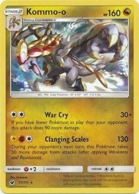 Image for Kommo-o - 77/111 (Cracked Ice Holo) (077/111) (Deck Exclusives) - Pokemon