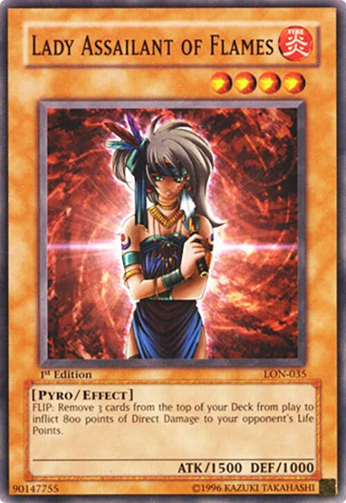 Lady Assailant of Flames (35) - YuGiOh Single