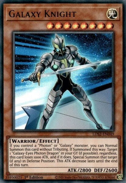 Galaxy Knight (2049) (LDS2) - YuGiOh Single