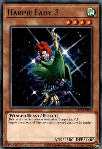 Harpie Lady 2 (2069) (LDS2) - YuGiOh Single