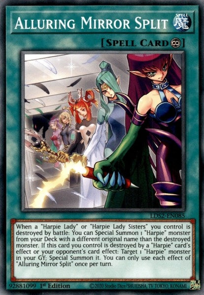Alluring Mirror Split (2085) (LDS2) - YuGiOh Single