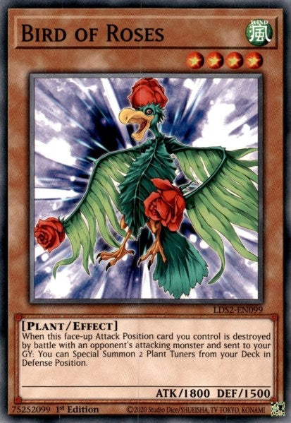 Bird of Roses (2099) (LDS2) - YuGiOh Single
