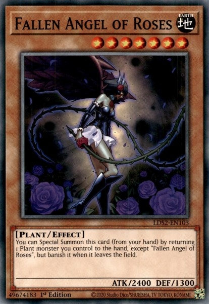 Fallen Angel of Roses (2103) (LDS2) - YuGiOh Single