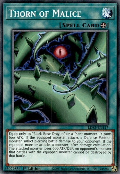 Thorn of Malice (2117) (LDS2) - YuGiOh Single
