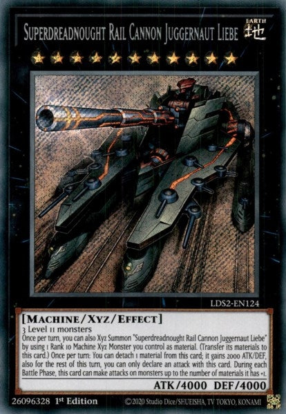 Superdreadnought Rail Cannon Juggernaut Liebe (2124) (LDS2) - YuGiOh Single