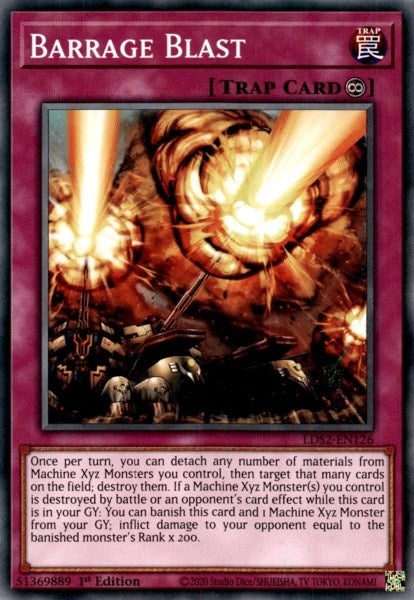 Barrage Blast (2126) (LDS2) - YuGiOh Single