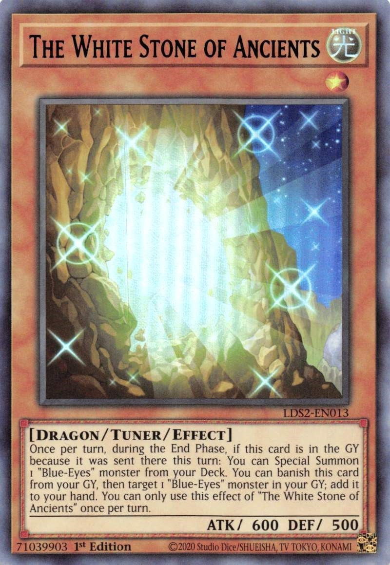 The White Stone of Ancients (Blue) (2013) (LDS2) - YuGiOh Single