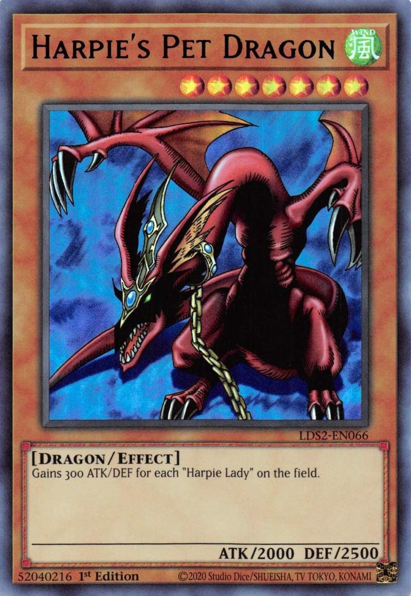 Harpie’s Pet Dragon (Blue) (2066) (LDS2) - YuGiOh Single