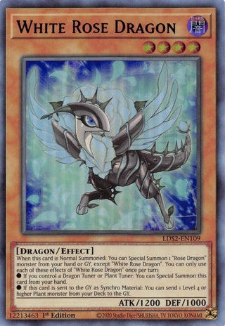 White Rose Dragon (Green) (2109) (LDS2) - YuGiOh Single