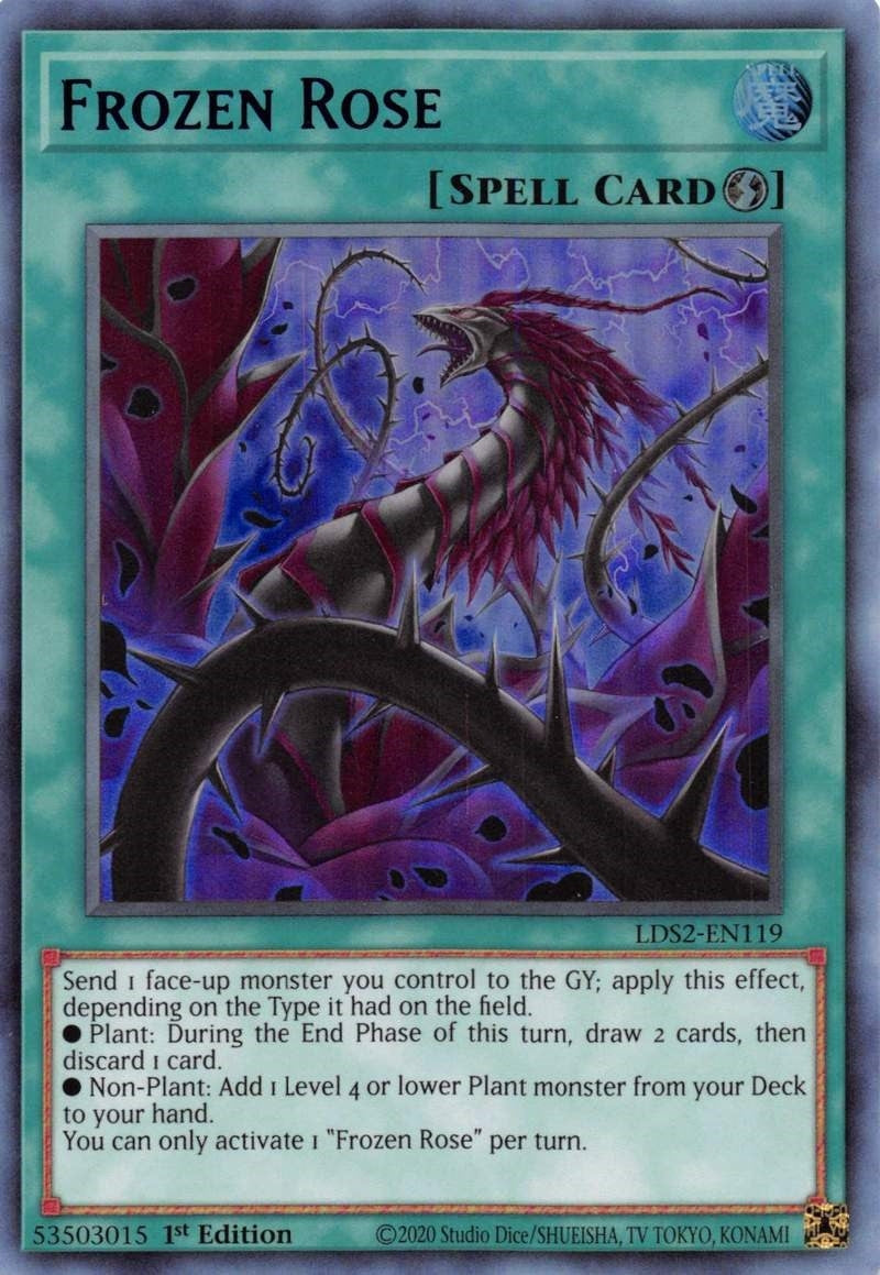 Frozen Rose (Blue) (2119) (LDS2) - YuGiOh Single