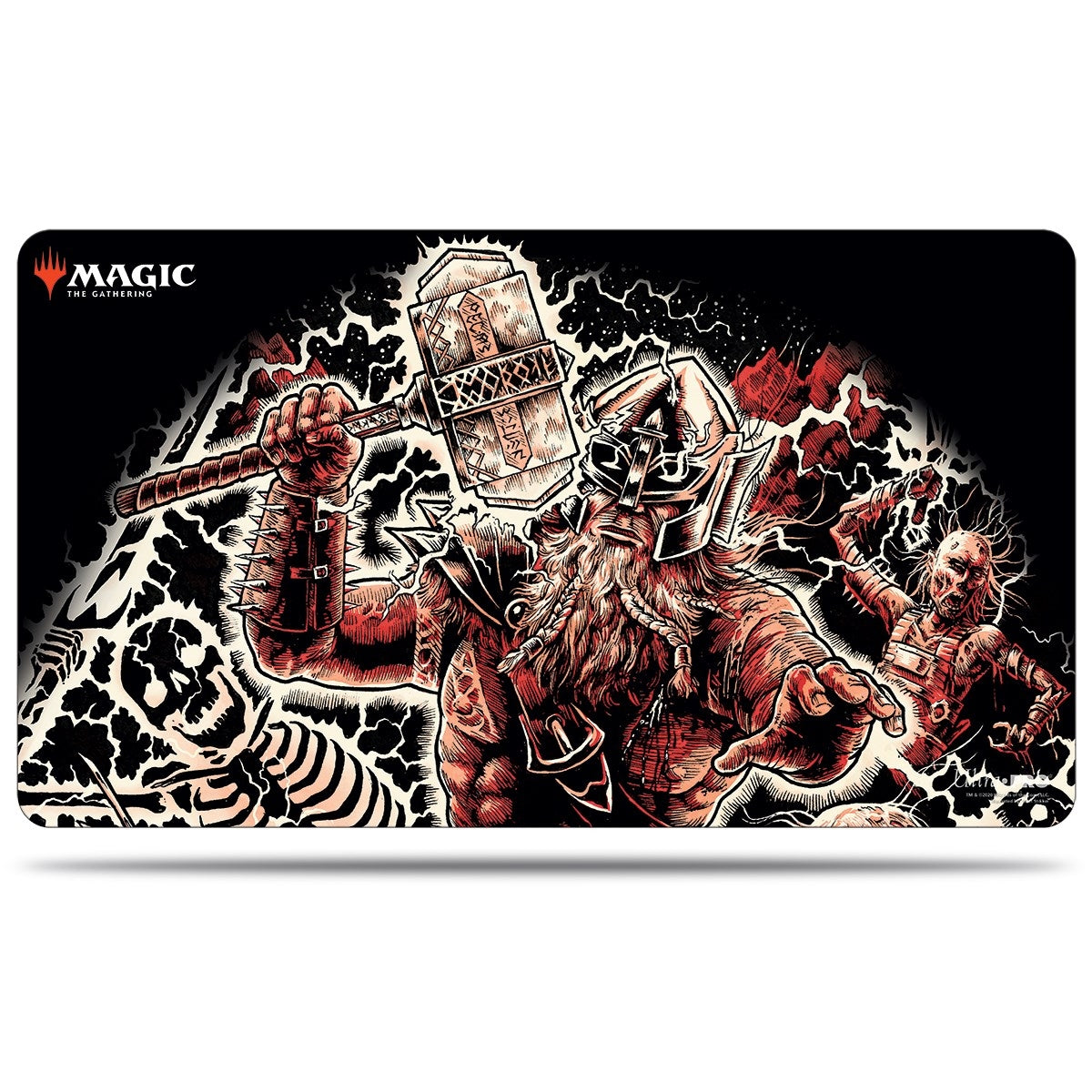 Kaldheim Toralf God of Fury Playmat for Magic The Gathering - Playmats Sealed