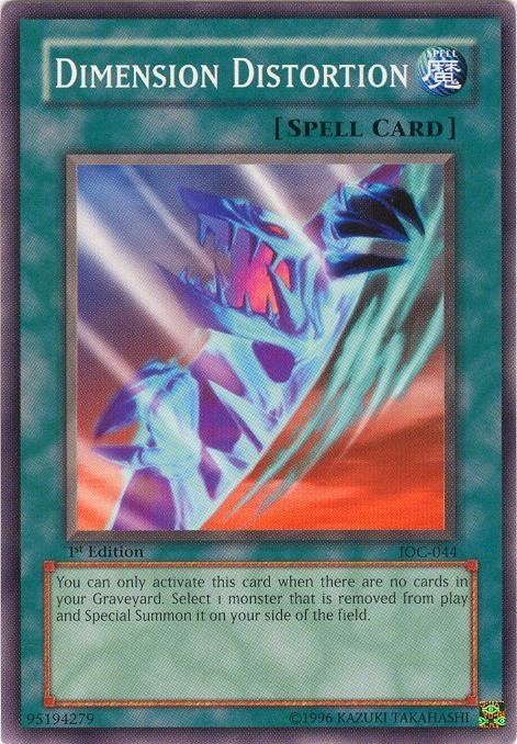 Dimension Distortion (44) - YuGiOh Single
