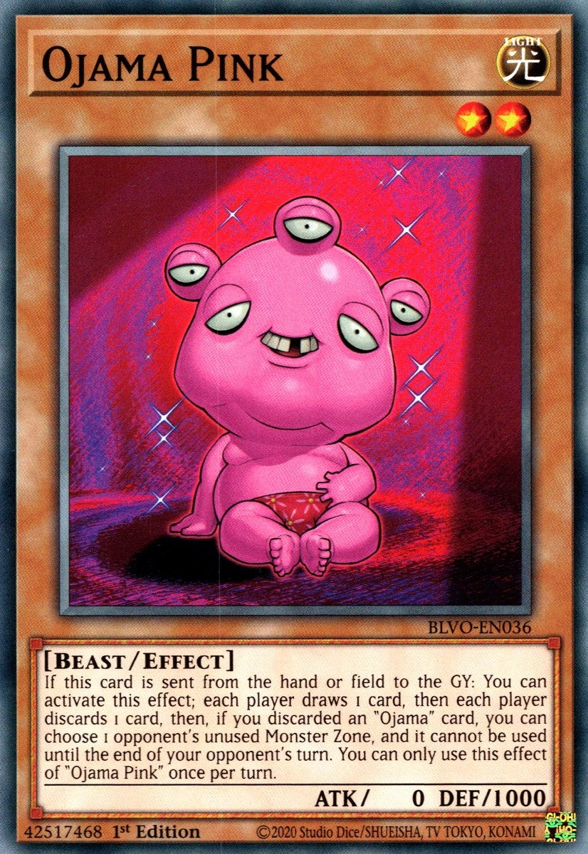 Ojama Pink (36) (BLVO) - YuGiOh Single