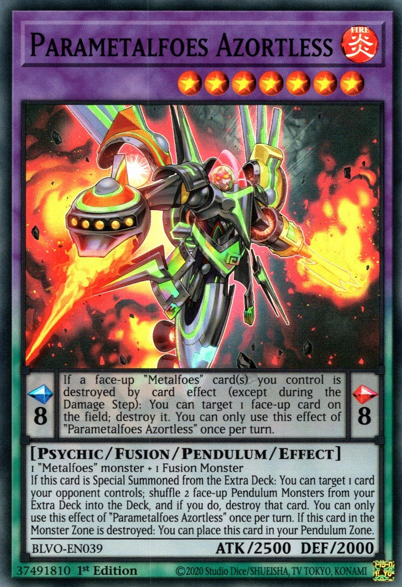 Parametalfoes Azortless (39) (BLVO) - YuGiOh Single