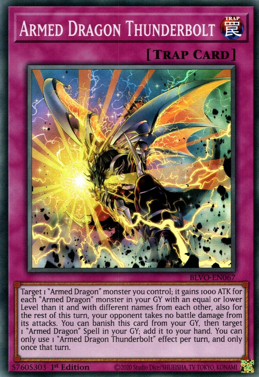 Armed Dragon Thunderbolt (67) (BLVO) - YuGiOh Single