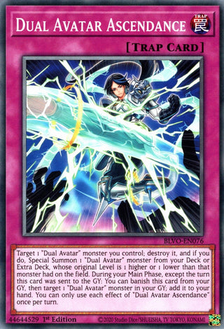 Dual Avatar Ascendance (76) (BLVO) - YuGiOh Single
