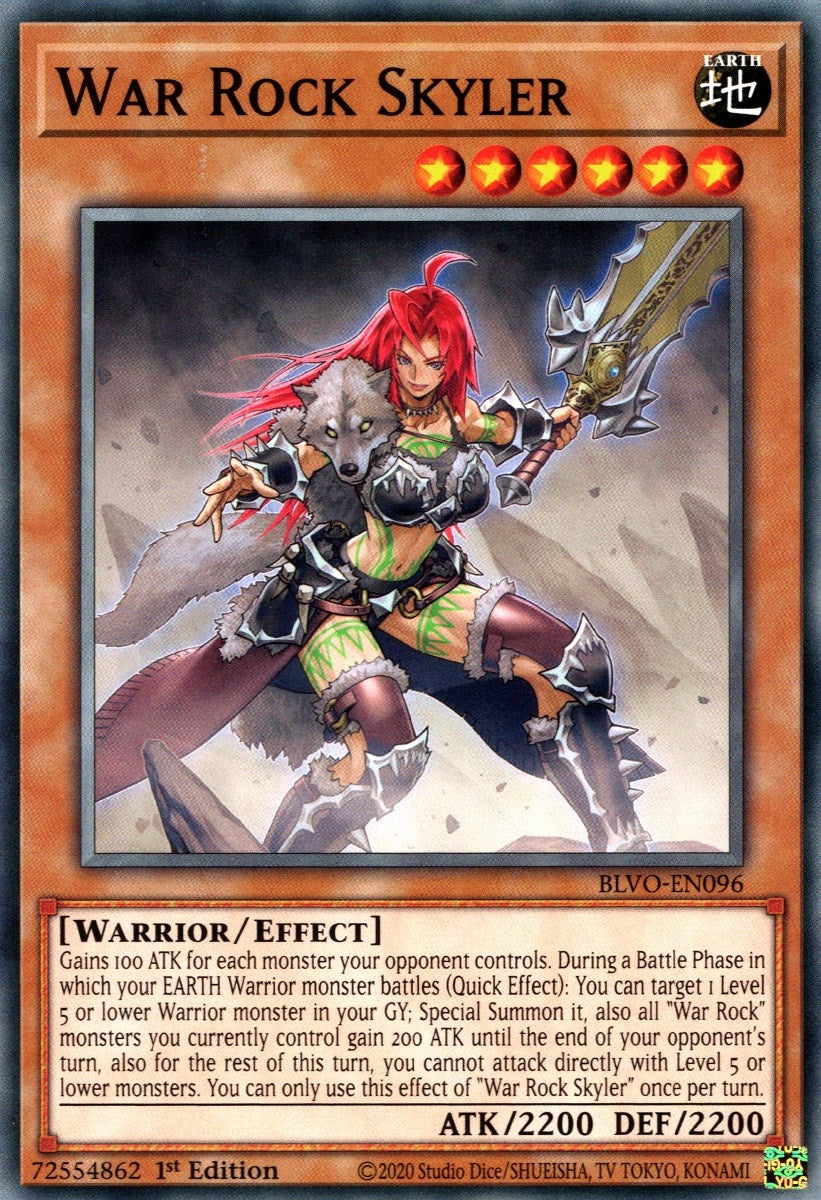 War Rock Skyler (96) (BLVO) - YuGiOh Single
