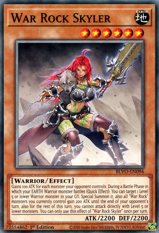 War Rock Skyler (96) (BLVO) - YuGiOh Single