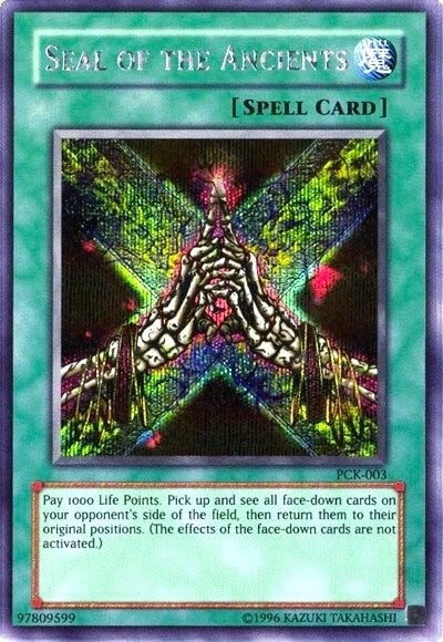Seal of the Ancients (Power of Chaos: Kaiba the Revenge) (3) (VDP) - YuGiOh Single