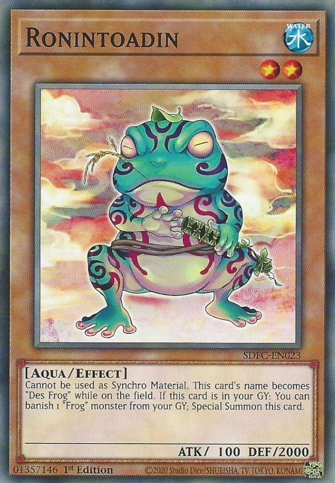 Ronintoadin (23) (SDFC) - YuGiOh Single