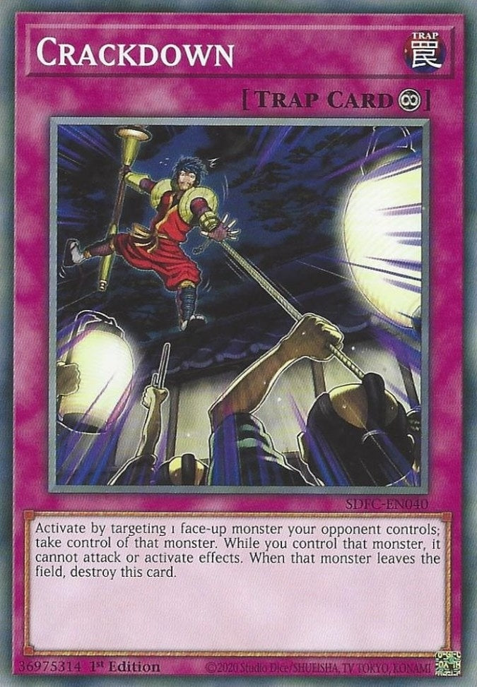 Crackdown (40) (SDFC) - YuGiOh Single
