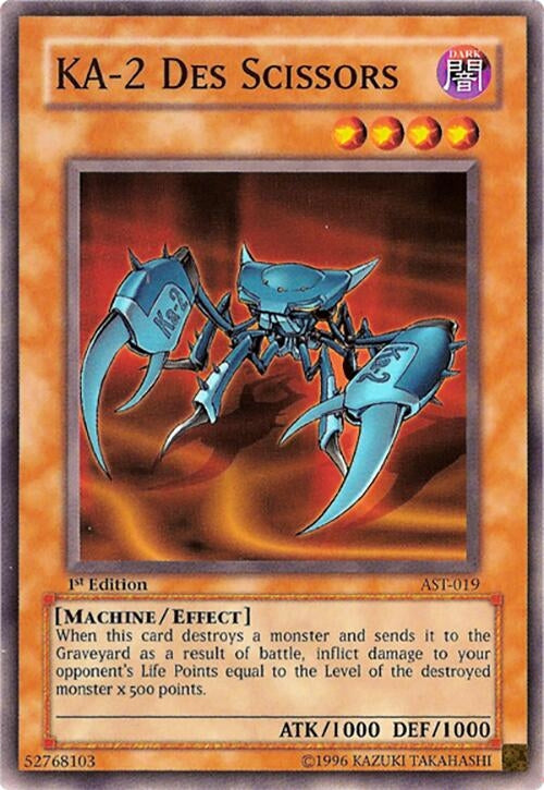 KA-2 Des Scissors (19) - YuGiOh Single