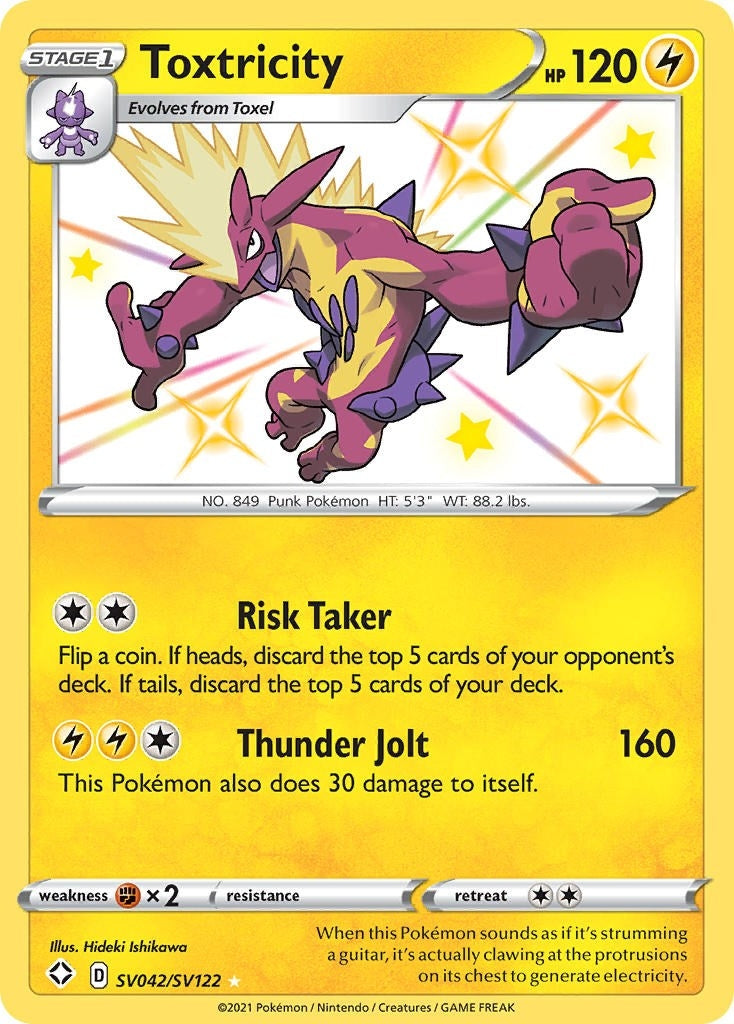 Image for Toxtricity (SV042/SV122) (Shining Fates: Shiny Vault) - Pokemon