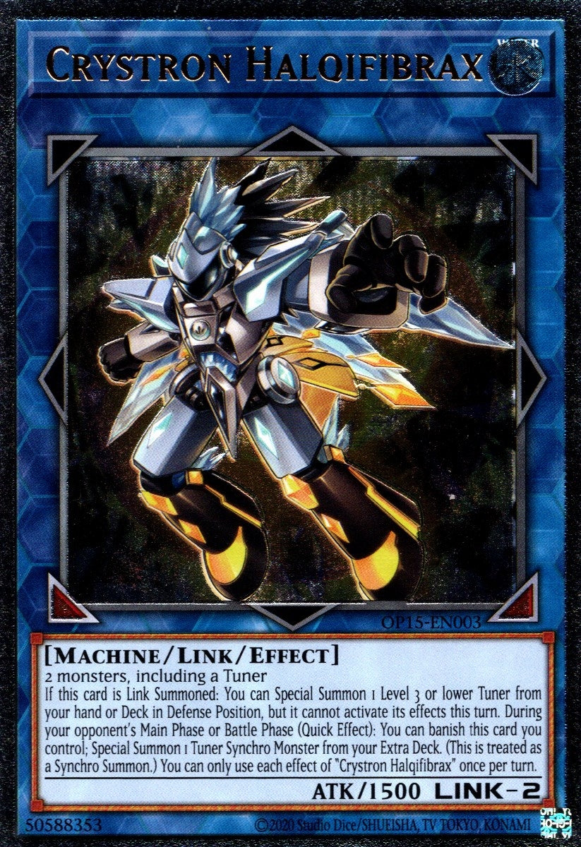 Crystron Halqifibrax (UTR) (15003) (OP15) - YuGiOh Single
