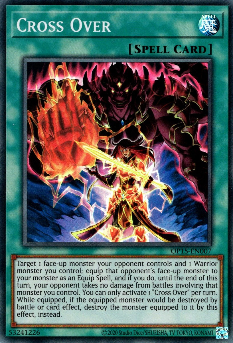 Cross Over (15007) (OP15) - YuGiOh Single