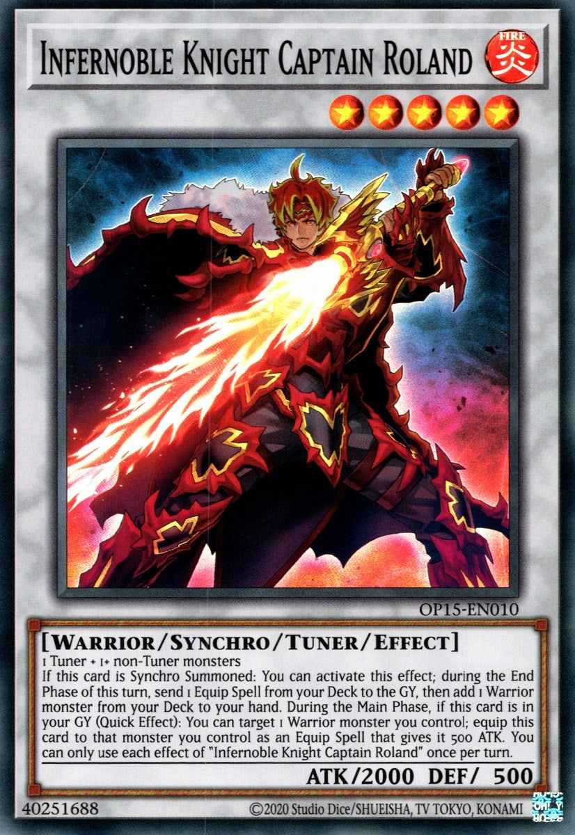 Infernoble Knight Captain Roland (15010) (OP15) - YuGiOh Single