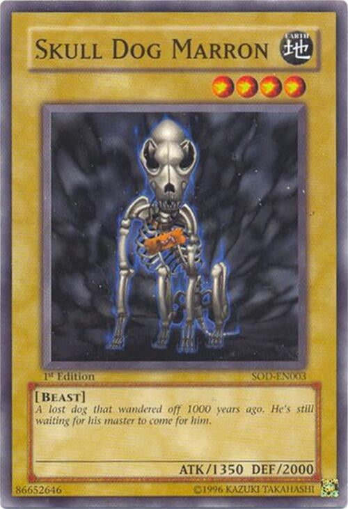 Skull Dog Marron (3) - YuGiOh Single