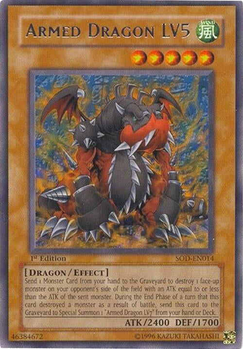 Armed Dragon LV5 (14) - YuGiOh Single