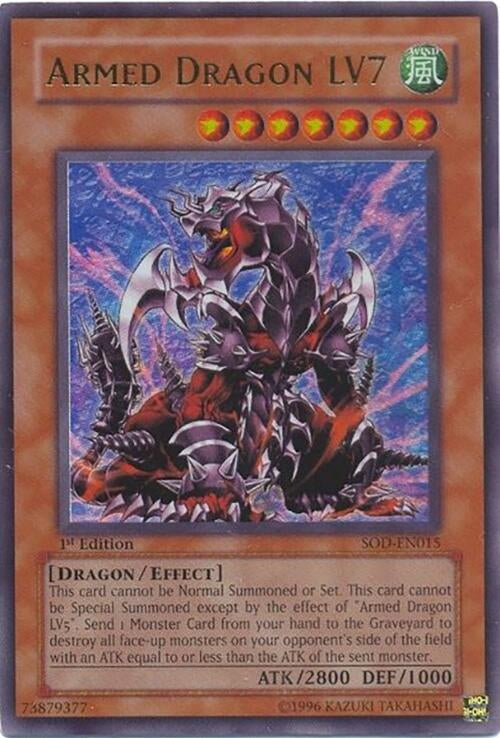 Armed Dragon LV7 (15) - YuGiOh Single