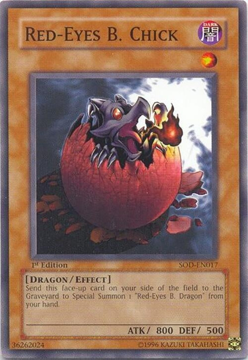 Red-Eyes B. Chick (17) - YuGiOh Single