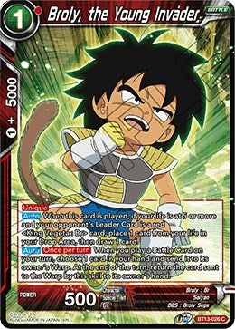 Broly, the Young Invader (BT13-026) (Supreme Rivalry)