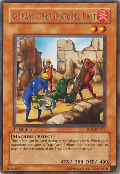 A-Team: Trap Disposal Unit (33) - YuGiOh Single