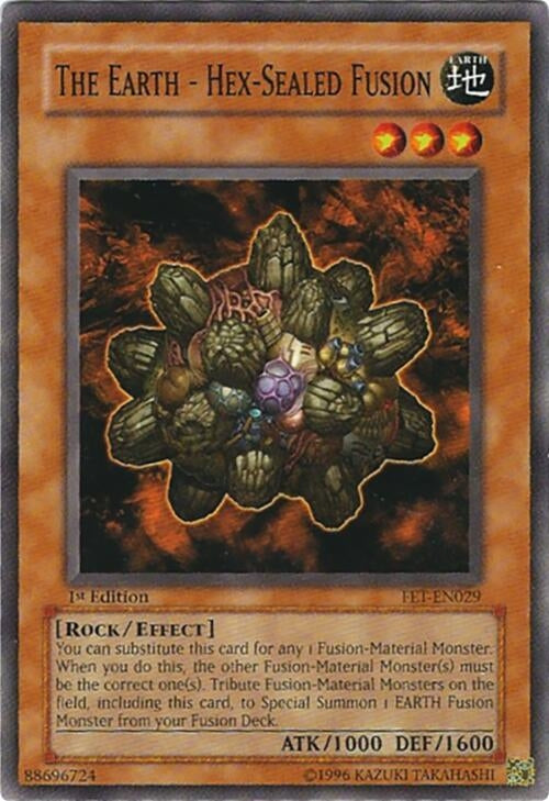 The Earth - Hex-Sealed Fusion (29) - YuGiOh Single