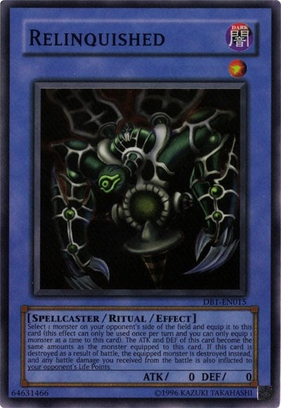 Relinquished (1015) (DB1) - YuGiOh Single