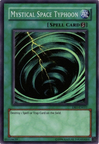 Mystical Space Typhoon (1031) (DB1) - YuGiOh Single